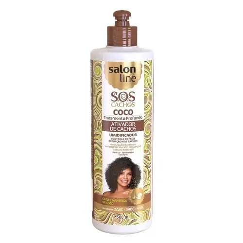 ATIVADOR CACHOS S.LINE 500ML SOS COCO