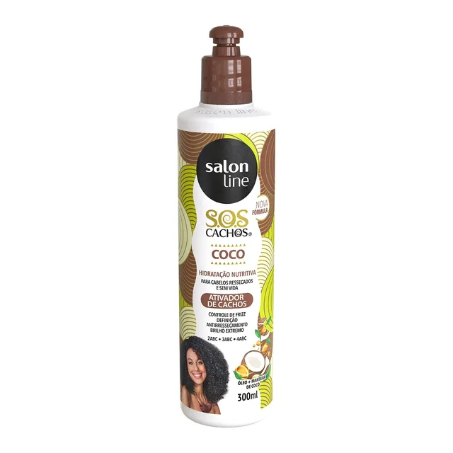 Ativador de Cachos Coco SOS Cachos 300ml - Salon Line