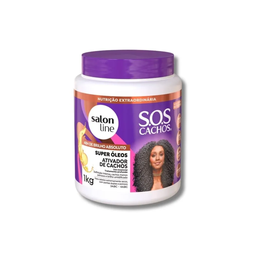 Ativador de Cachos S.O.S Salon Line 1kg Super Óleos