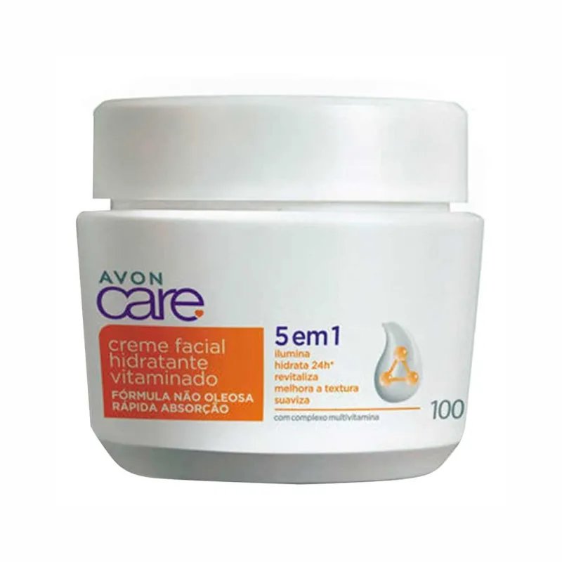 Avon Care Creme Facial Hidratante Vitaminado 5e m 1 100g
