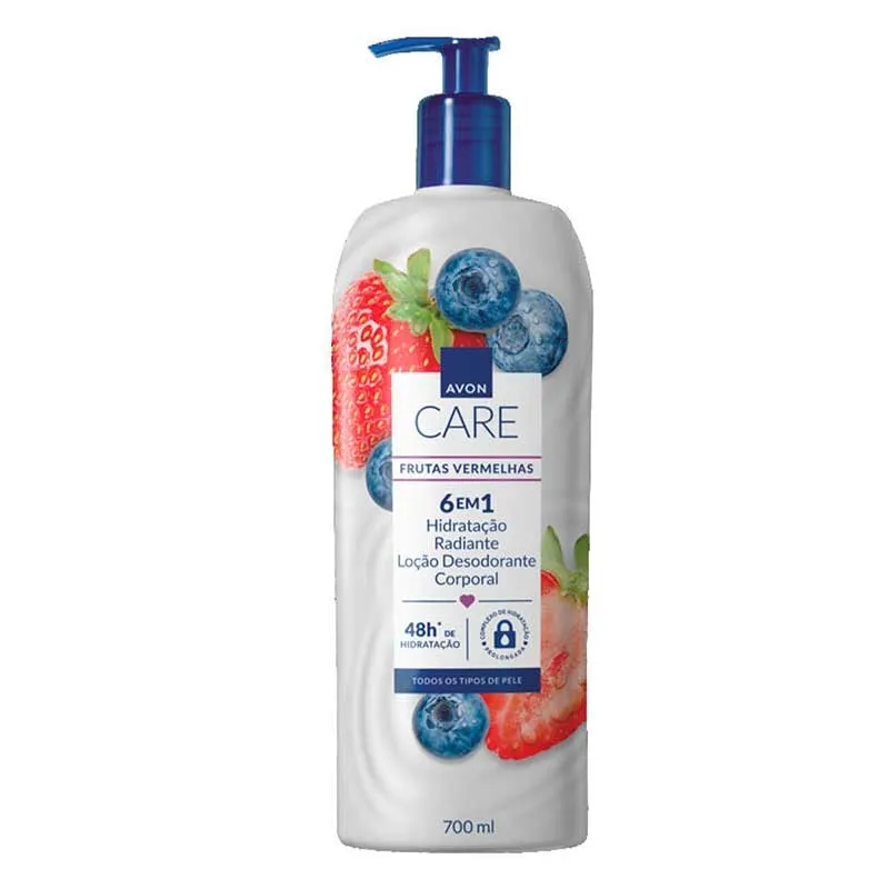 Avon Care Loção Corporal 6 em 1 Frutas Vermelhas 700ml