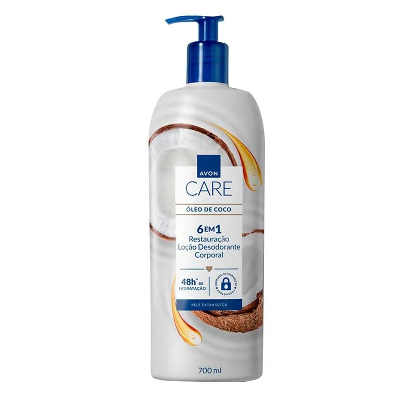 Avon Care Loção Corporal 6 em 1 Óleo de Coco 700ml