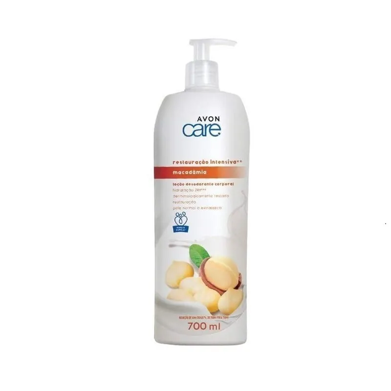 Avon Care Loção Desodorante Corporal Macadâmia 700ml