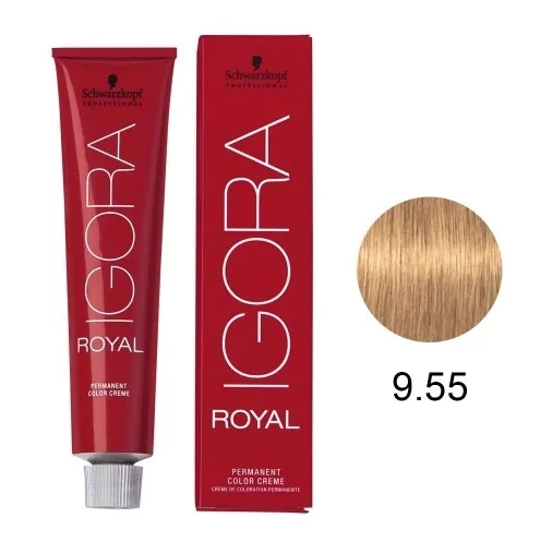 Coloração 9-55 Schwarzkopf Igora Royal 60ml Louro Ext. Dour. Ext.