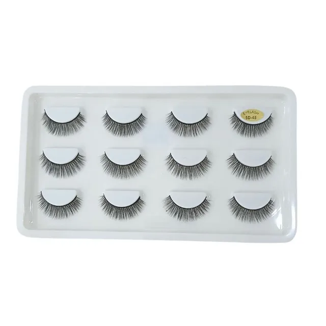 Cílios Postiços Aurora 5D-48 com 6 Pares