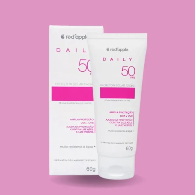 Protetor Solar Facial Daily FPS 50 Red Apple 60g