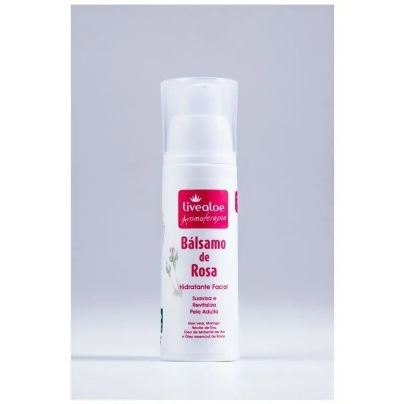 Bálsamo de Rosa - LiveAloe - Frasco com 30ml