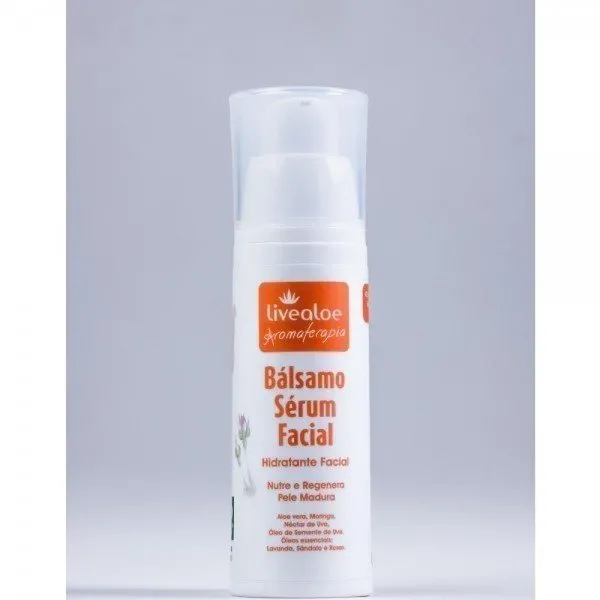 Bálsamo Sérum Facial - LiveAloe - Frasco com 30ml
