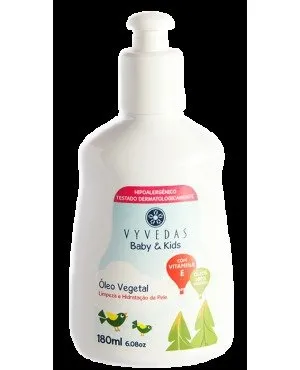 Baby & Kids Óleo Vegetal - Vyvedas - Frasco com 180ml