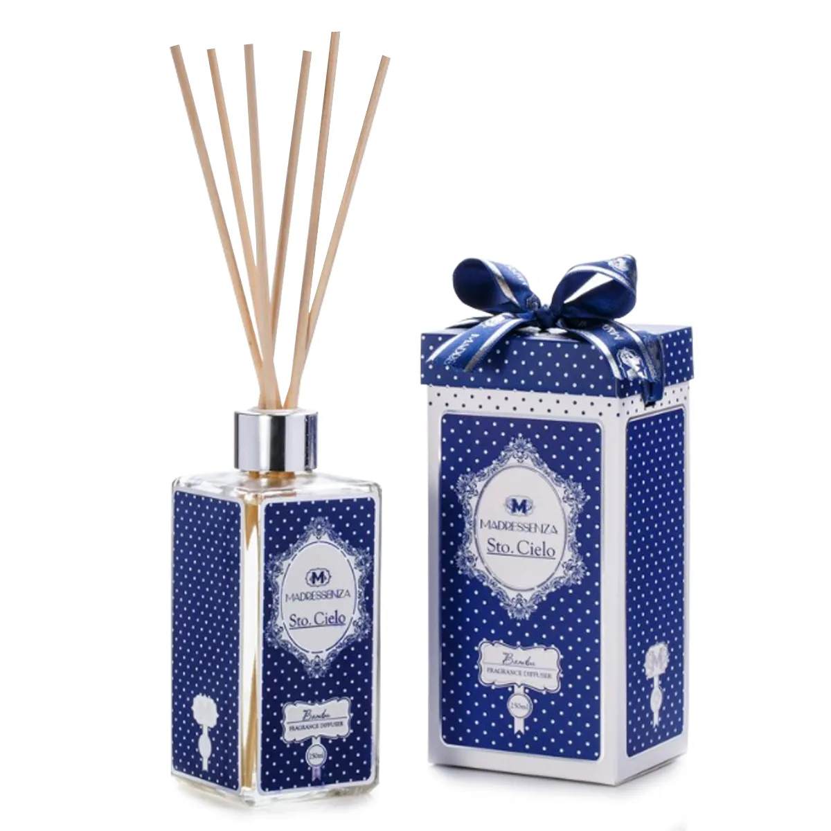 Difusor de Aroma Para Ambientes Madressenza 250ml Bambu