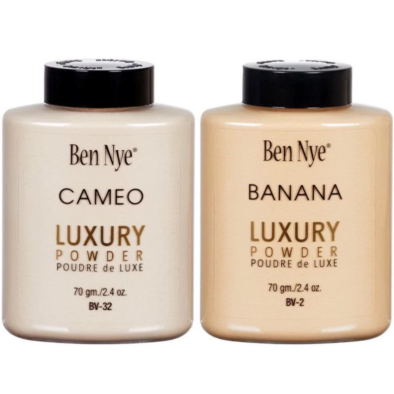 Ben Nye Luxury Powder - Kit Banana + Cameo 70g - Pó Facial
