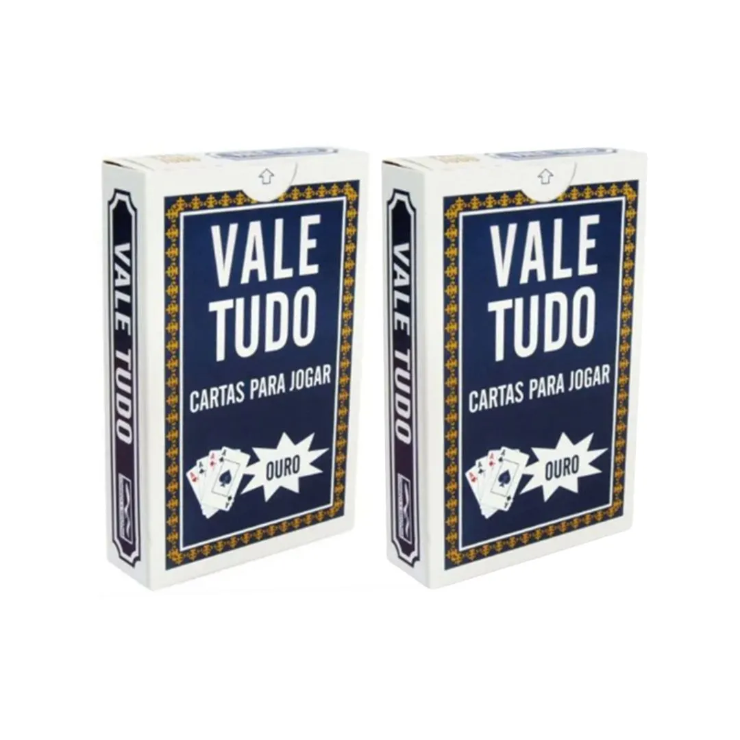 Baralho Vale Tudo COPAG Ouro Kit C/2 Unidades
