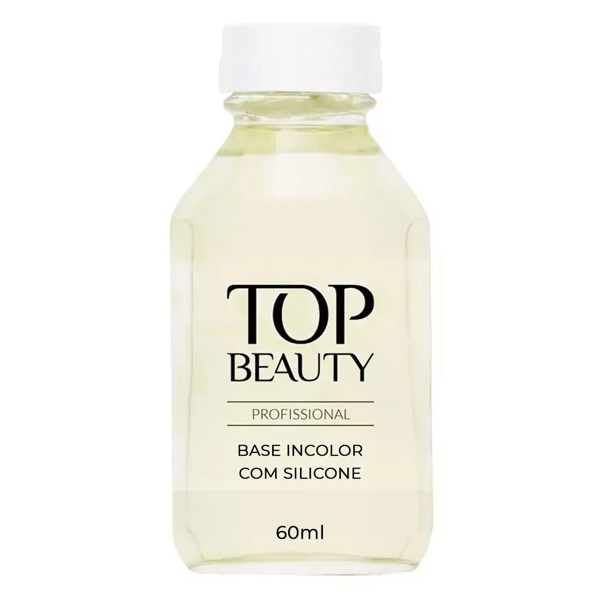 Esmalte Base Profissional Top Beauty 60ml Base Incolor com Silicone