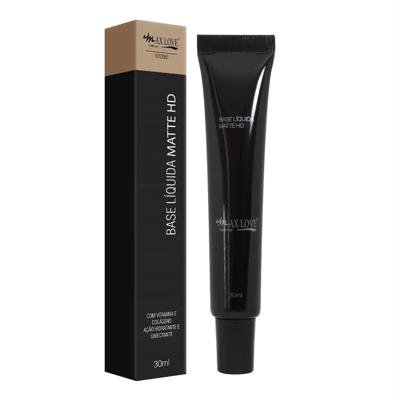 Base Líquida Matte Hd 30ml Max Love