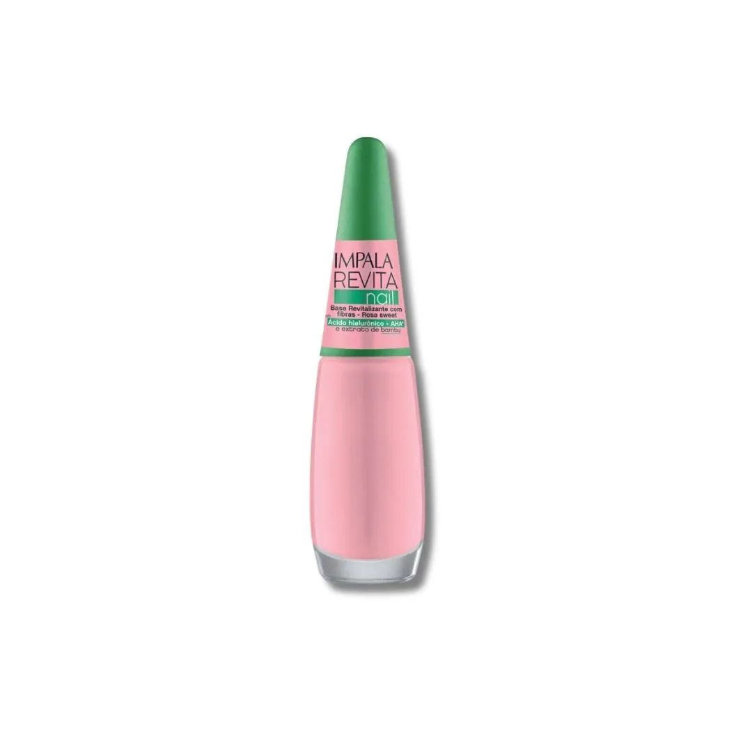 Base Revitalizante Fibras Rosa Sweet Revita Nail Impala