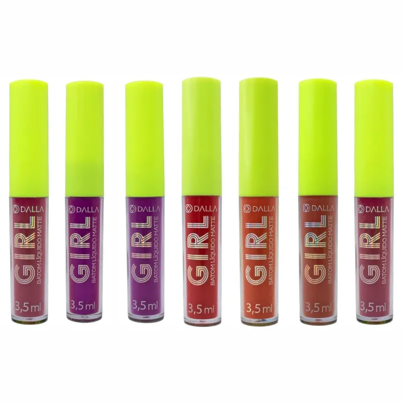 Batom Líquido Matte Girl Girls Just Wanna Have Fun 3,5ml Dalla