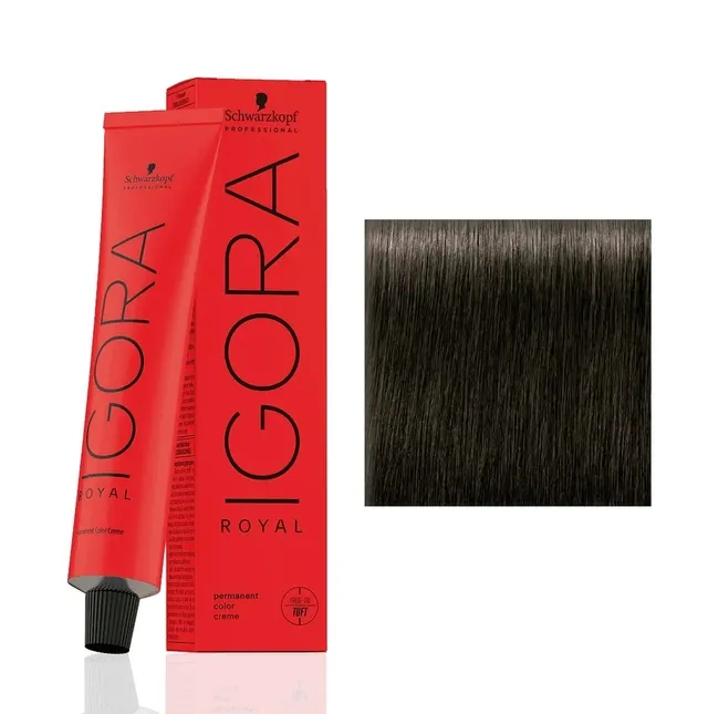 Coloração 5-0 Schwarzkopf Igora Royal 60ml Castanho Claro