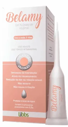 Belamy Gel Hidratante Intravaginal 20g Com 8 Aplicadores