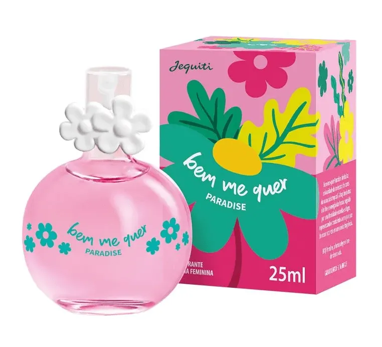 DESODORANTE COLÔNIA FEMININA BEM ME QUER PARADISE 25ml