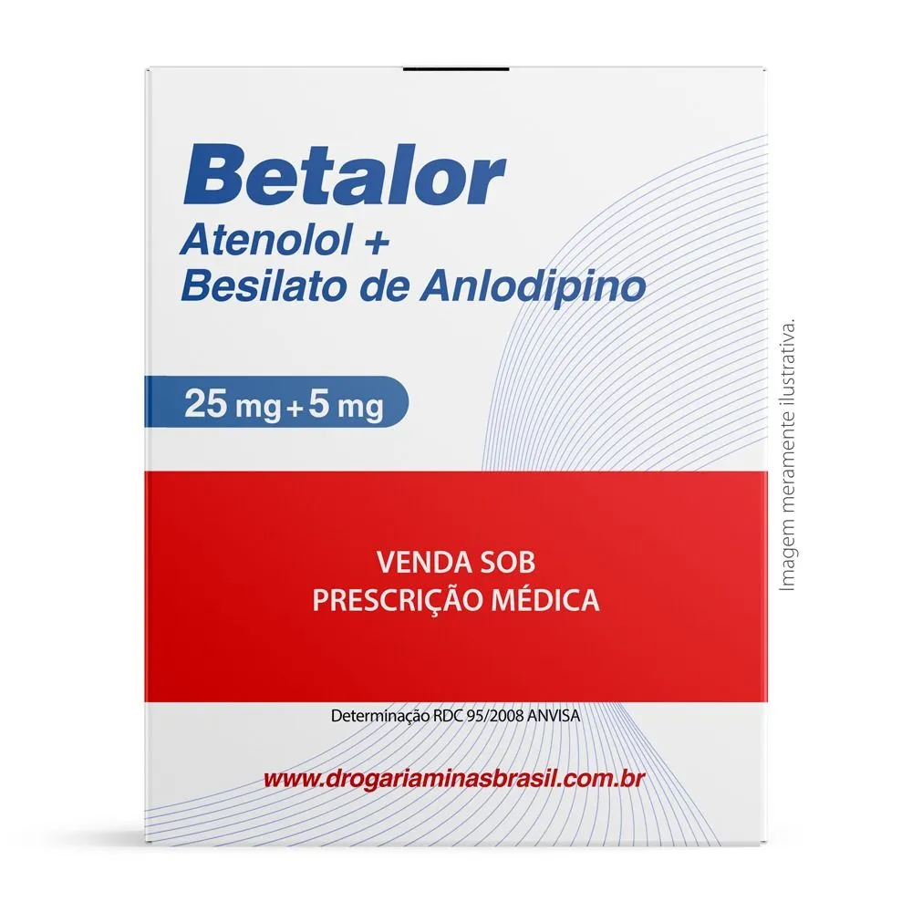 Betalor 5Mg + 25Mg Com 30 Cápsulas