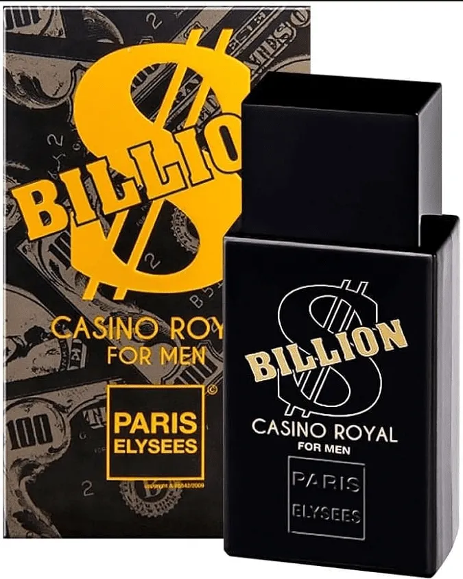 PERFUME MASCULINO BILLION CASSINO ROYAL PARIS ELYSEES EAU DE TOILETTE - 100ml