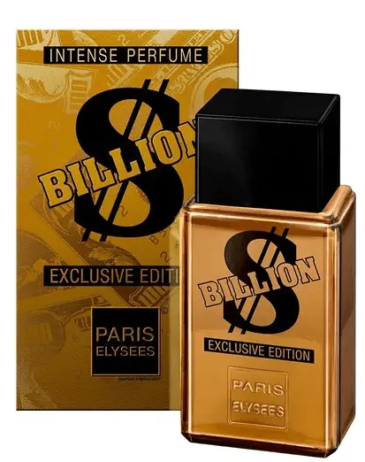 PERFUME MASCULINO BILLION EXCLUSIVE PARIS ELYSEES EAU DE TOILETTE - 100ml