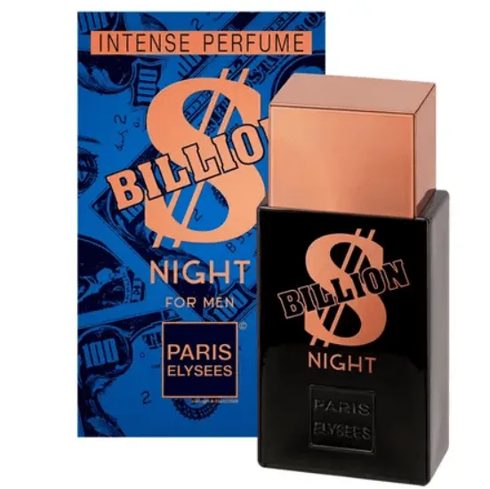 PERFUME MASCULINO BILLION NIGHT PARIS ELYSEES EAU DE TOILETTE - 100ml