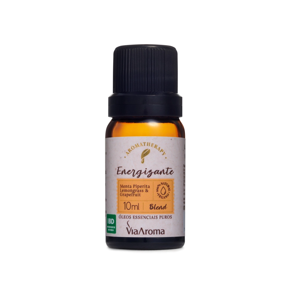 Blend de Óleos Essenciais Energizante Via Aroma - 10ml