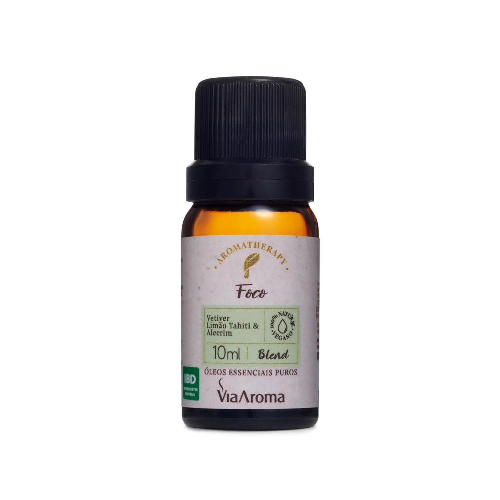 Blend de Óleos Essenciais Foco e Concentração Via Aroma - 10ml