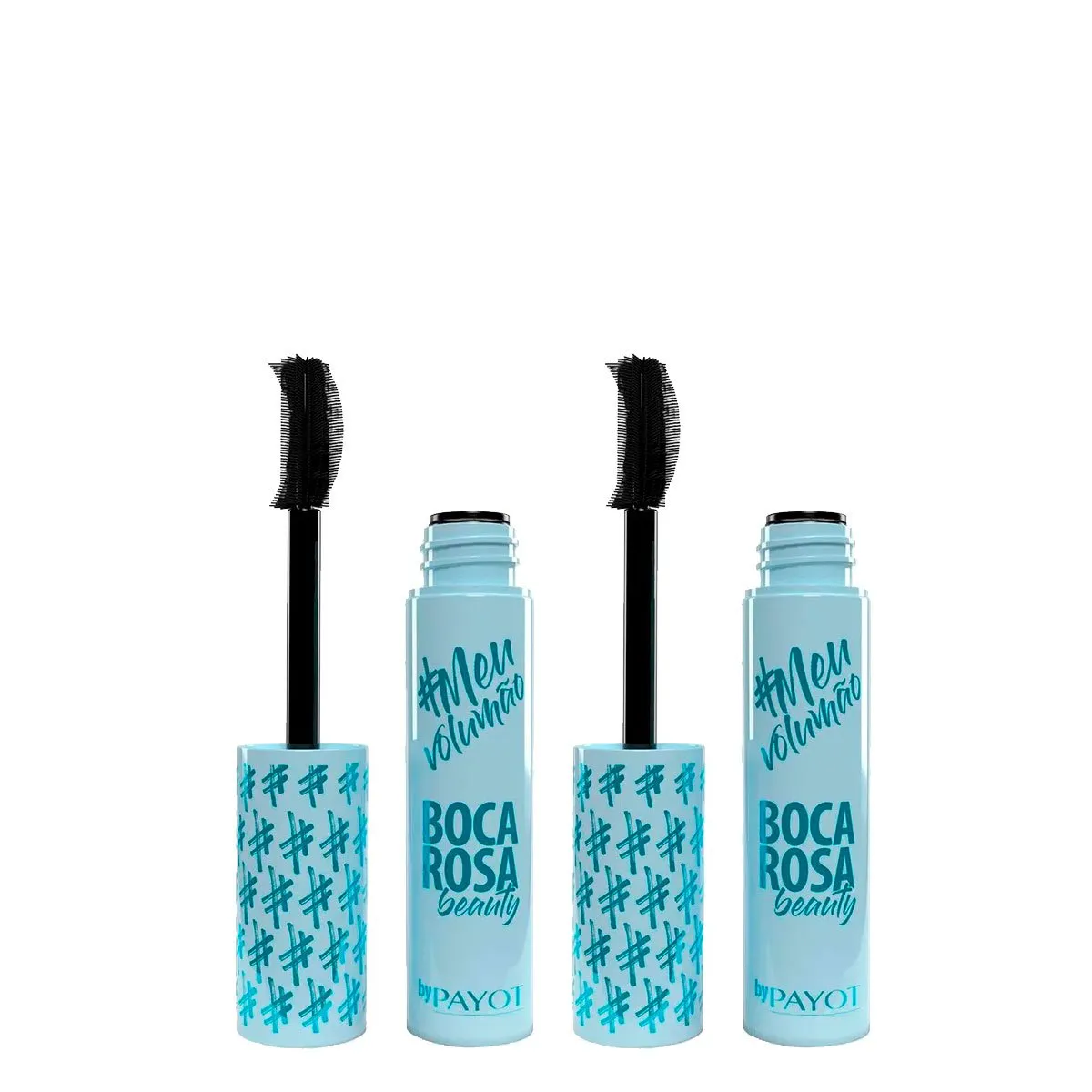 Kit 2 Máscaras Para Cílios Payot Boca Rosa Meu Volumão 6gr Preto