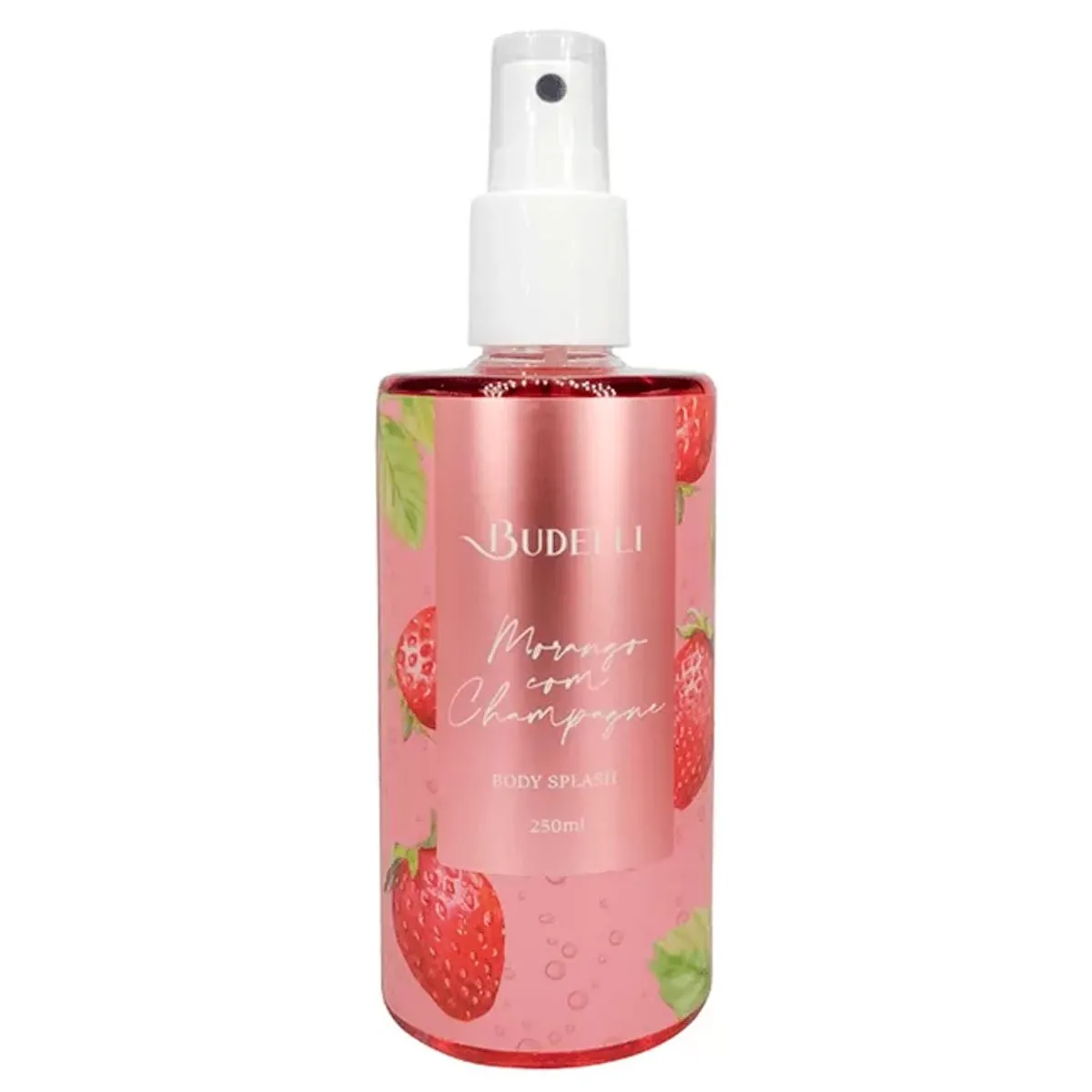 Aromatizante Corporal Body Splash Budelli 250mL Morango com Champagne