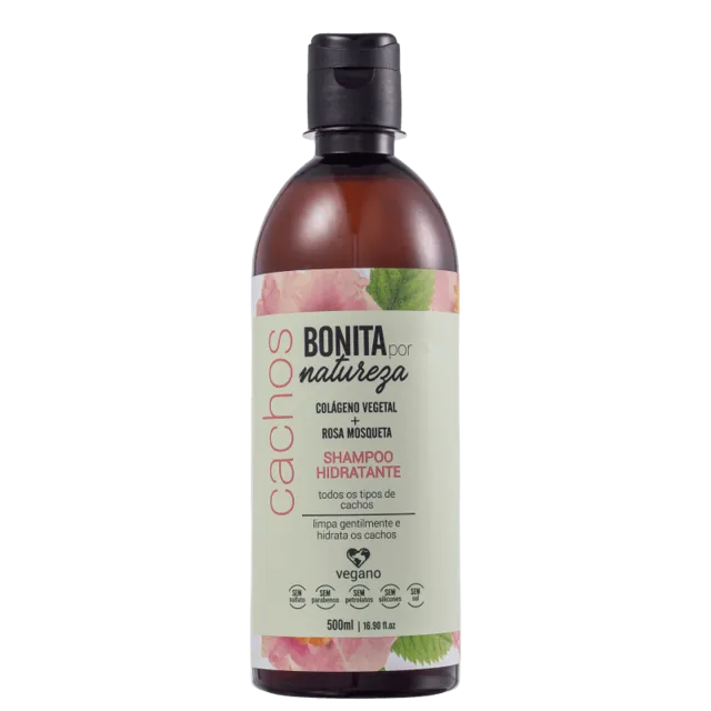 Yenzah Bonita Por Natureza Cachos Rosa Mosqueta Shampoo  500ml