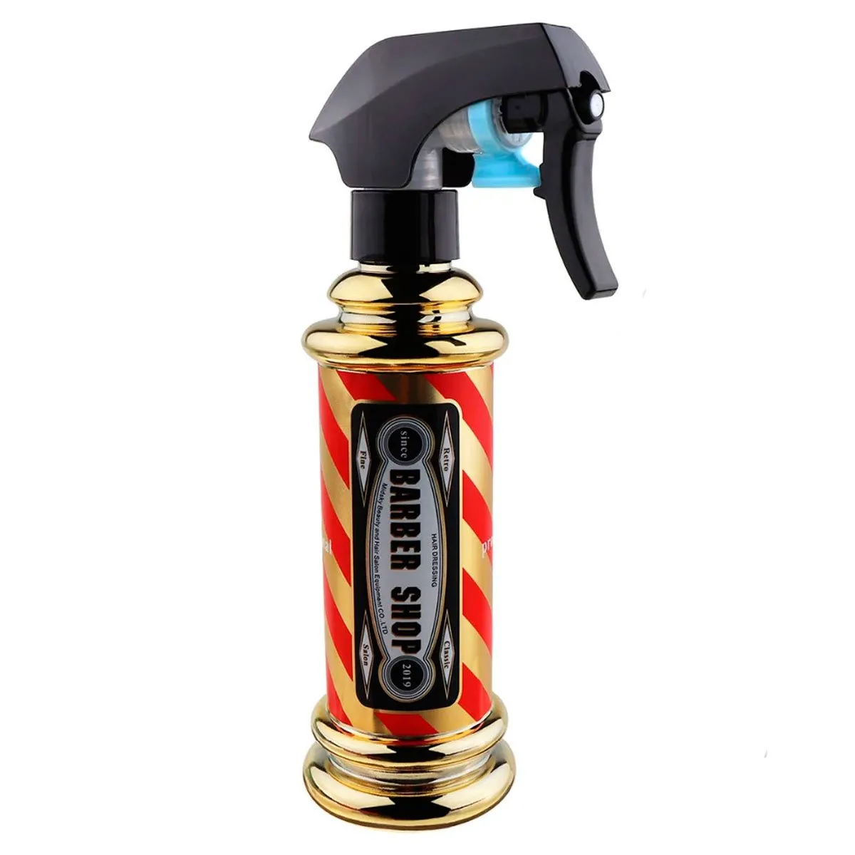 Borrifador Portatil Pulverizador 150ml Para Barbeiro e Cabeleireiro Dourado
