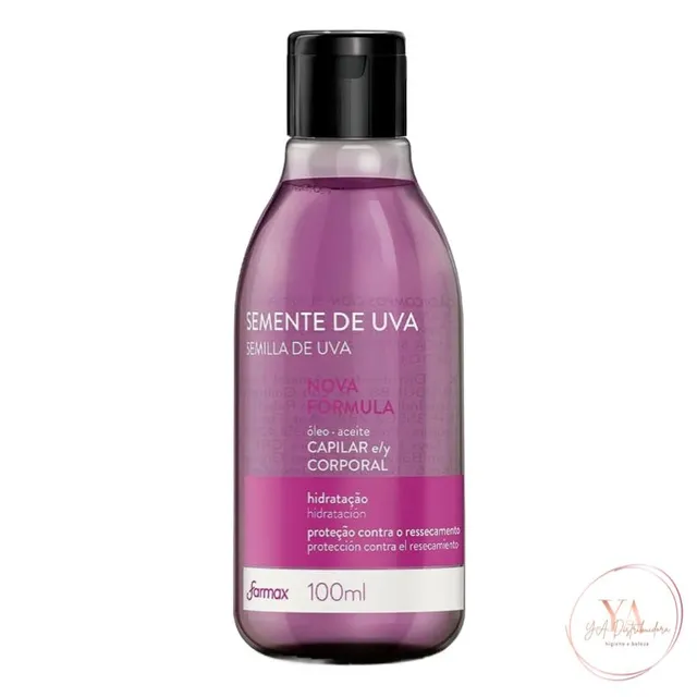 Óleo Capilar/Corpo Farmax Uva 100ml