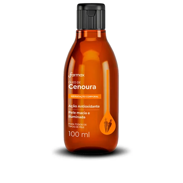 Óleo Capilar/Corpo Farmax Cenoura 100ml