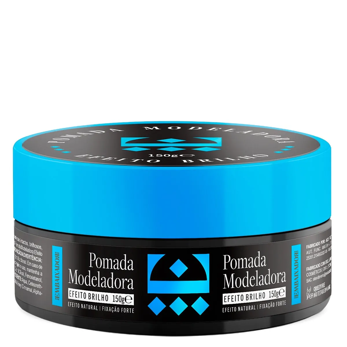 Pomada para Cabelo Efeito Brilho Embaixador 150g
