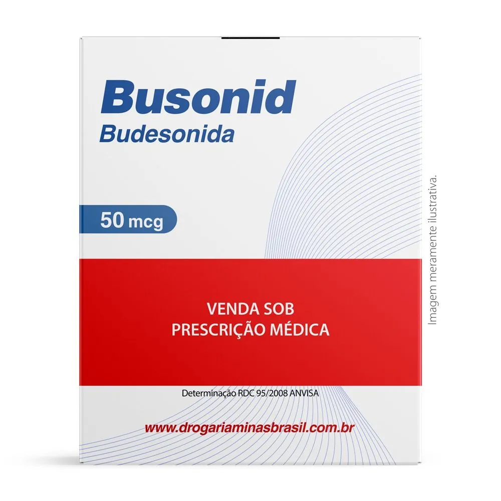 Busonid 50Mcg Suspensão Aquosa Nasal Com 120 Doses