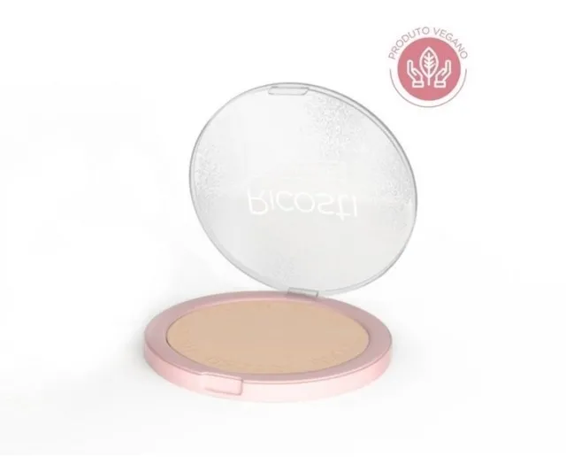 Pó Compacto Ricosti Alta Cobertura Vegano 10g Cor 01 30/04/2025