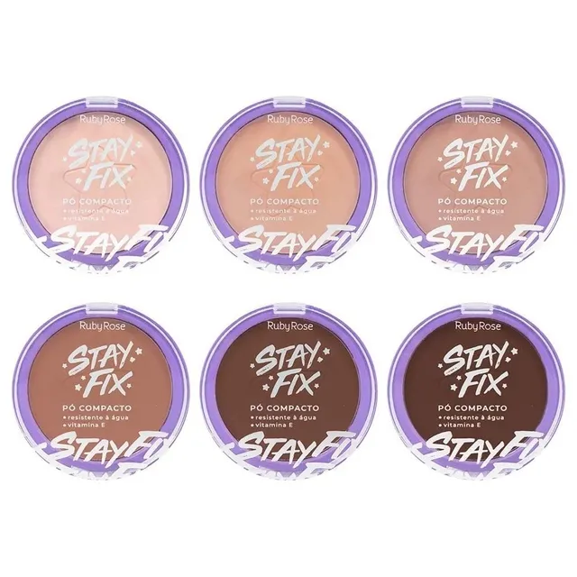 Pó Compacto Stay Fix Ruby Rose VAL. 31/10/2025