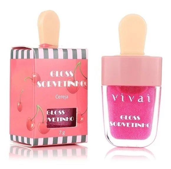 Vivai Gloss Sorvetinho Ice Cream Cor: Cereja