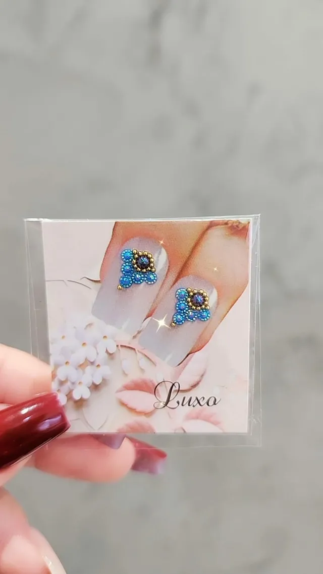 Cartela de Adesivos Para Unhas (Luxo)