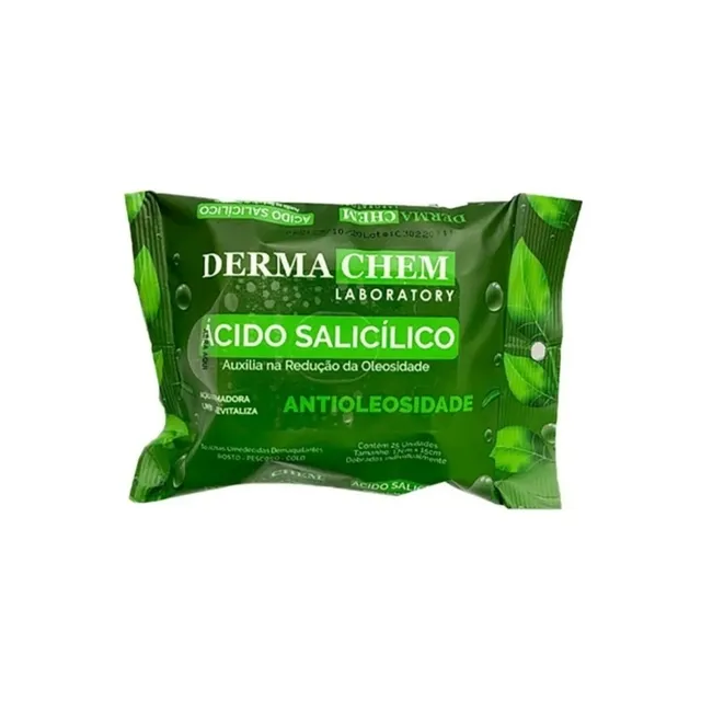 Lenços Demaquilantes Antioleosidade Dermachem
