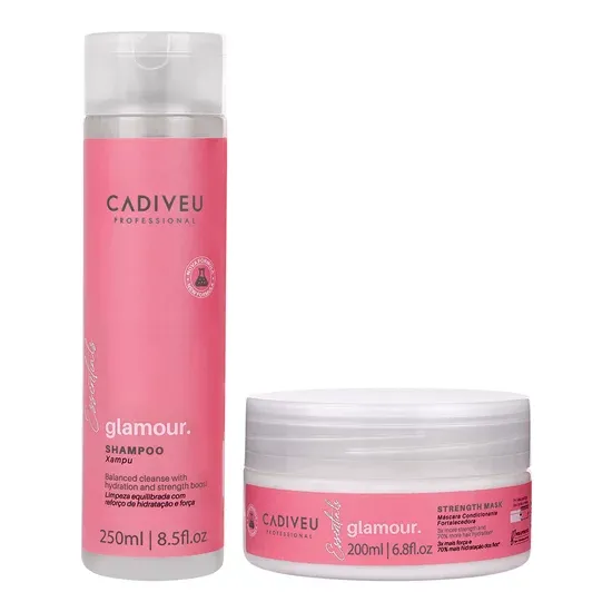 CADIVEU KIT GLAMOUR SH 250ML + MASC 200ML