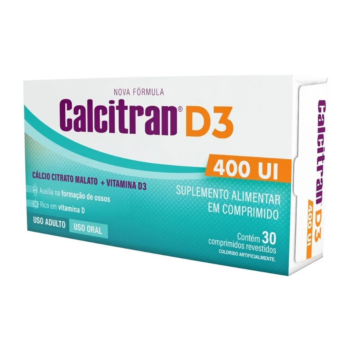 Calcitran D3 400ui Com 30 Comprimidos