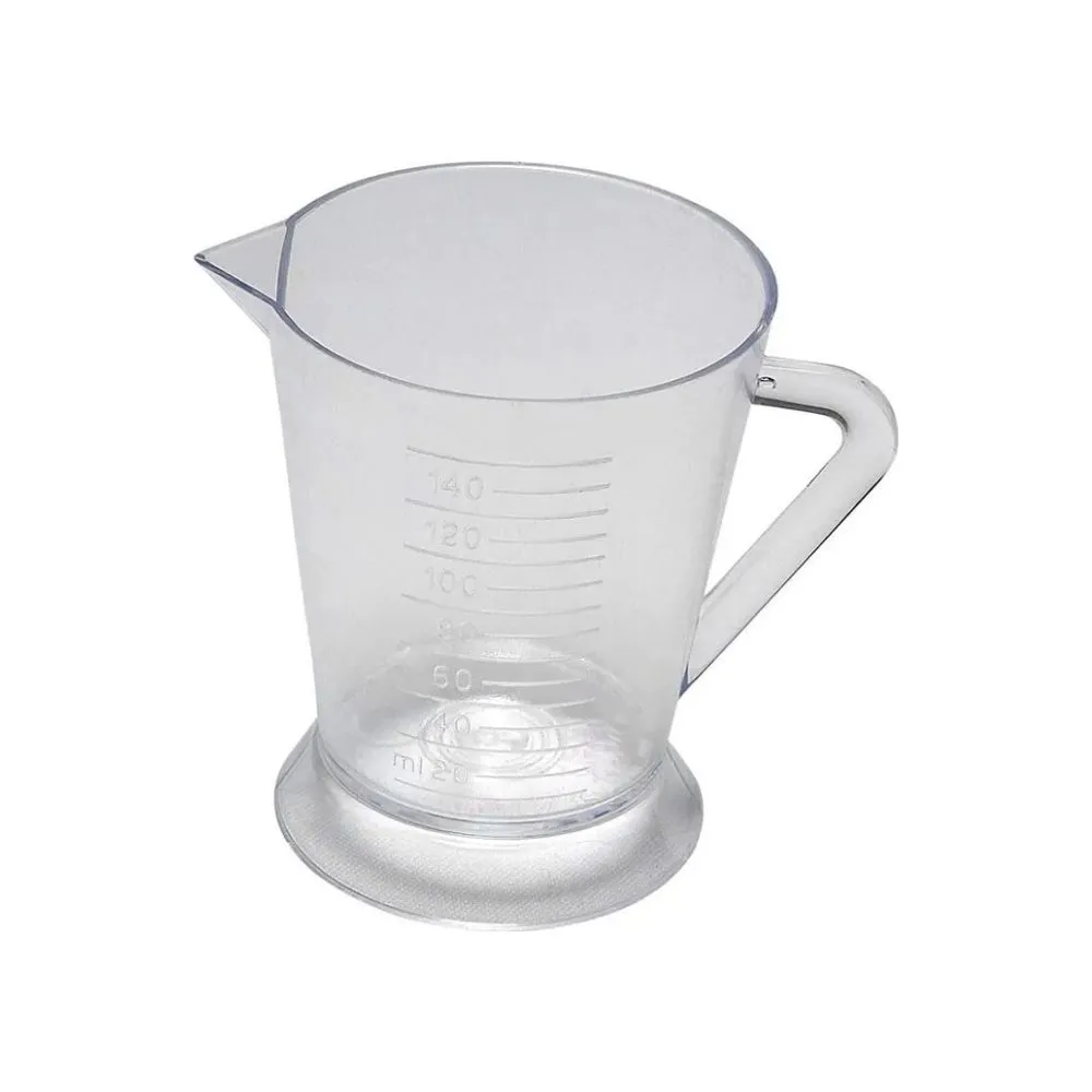 Caneca Transparente Graduada 150ml Santa Clara