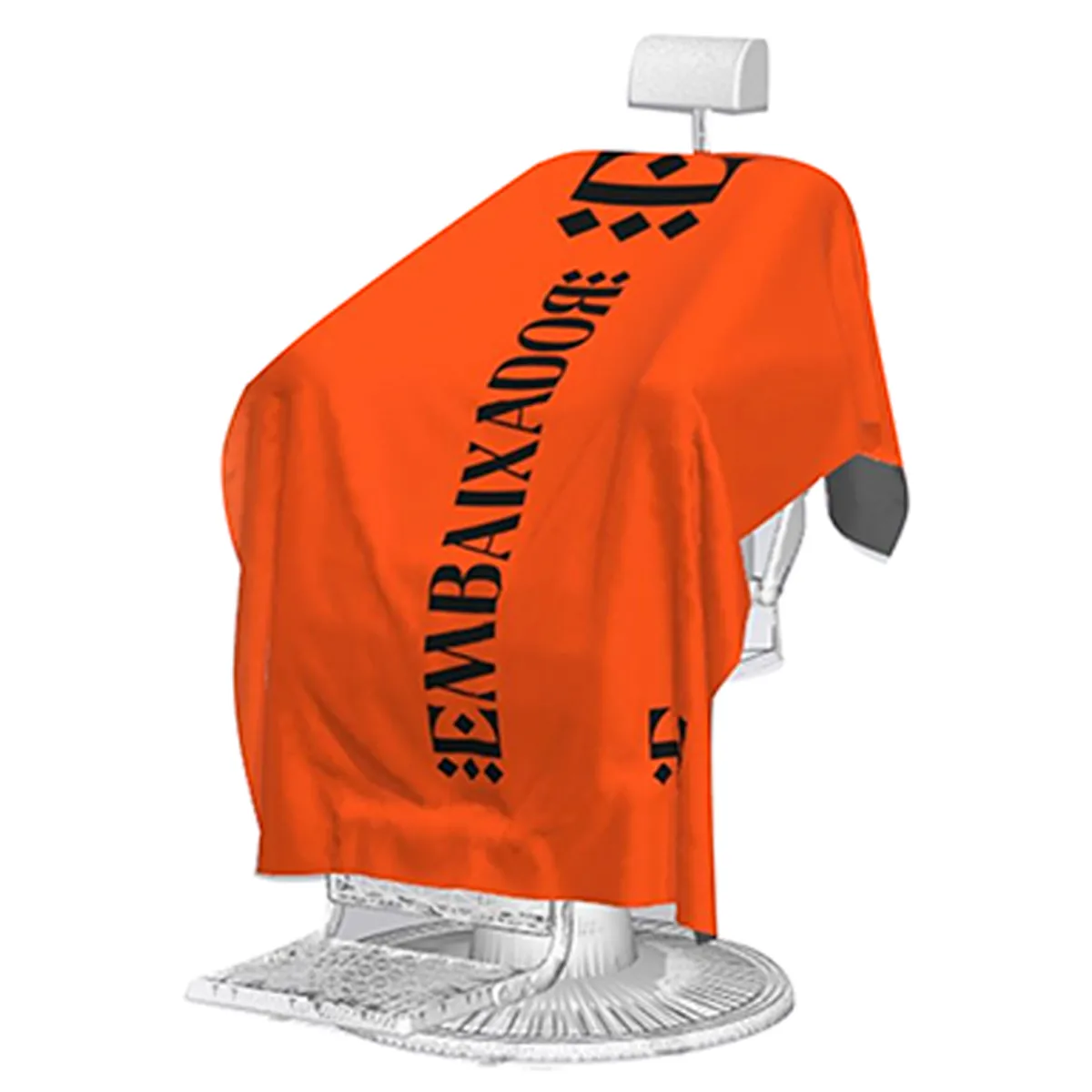 Capa de Corte Pro Barber 2.10 Metros Embaixador Laranja
