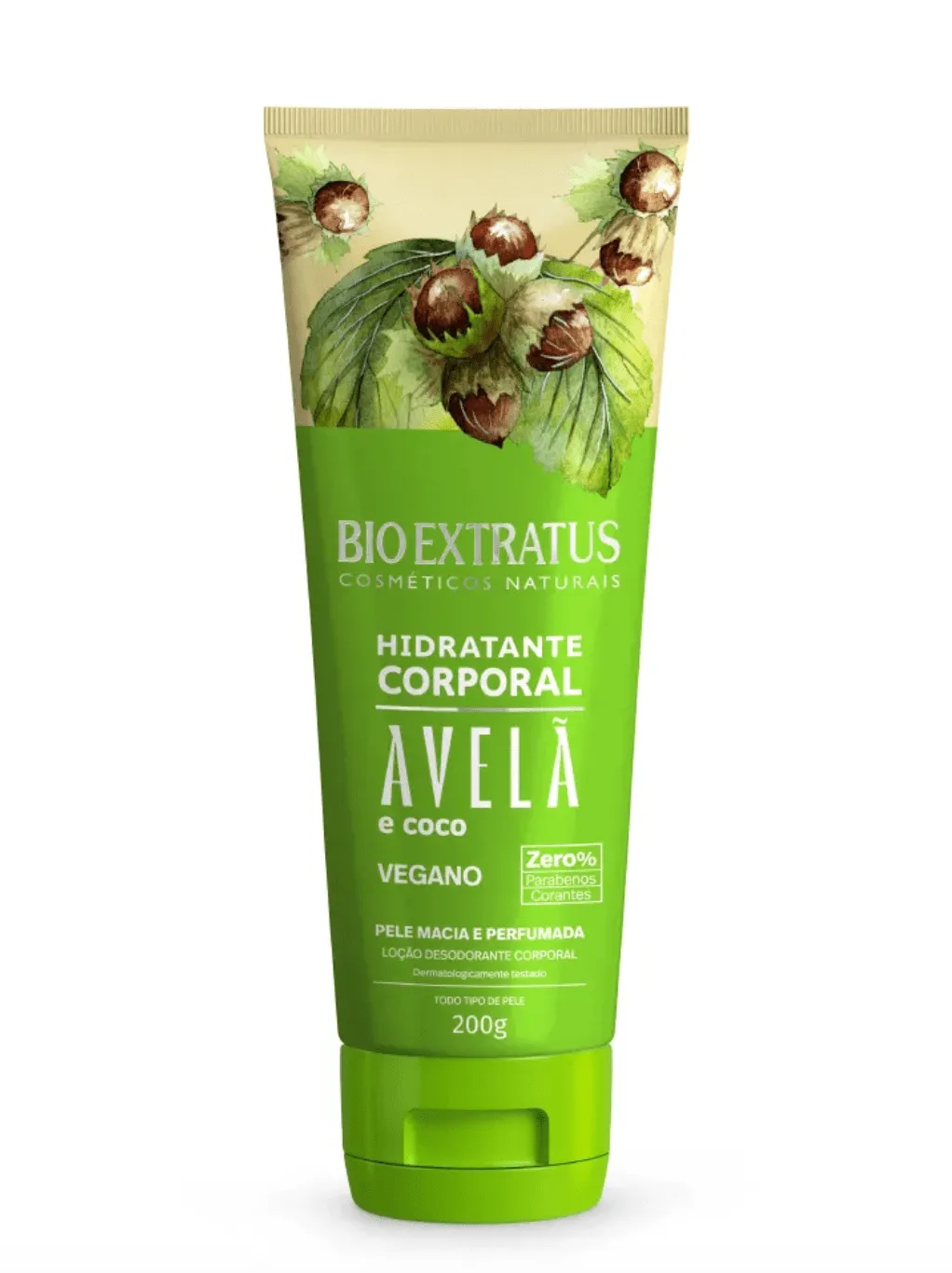 HIDRATANTE CORPORAL BIO EXTRATUS AVELÃ 200g