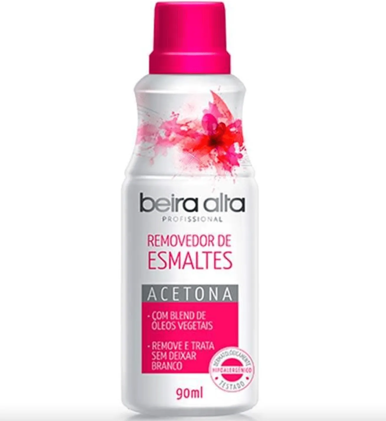 REMOVEDOR DE ESMALTES BEIRA ALTA SOLUÇÃO DE ACETONA