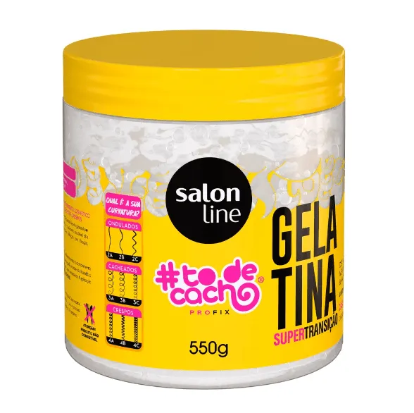 GELATINA SALON LINE SUPER TRANSIÇÃO 550g #TODECACHO
