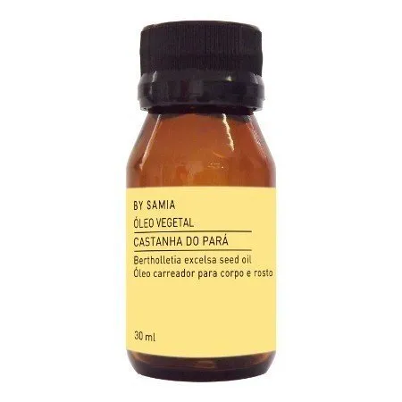 Óleo Vegetal de Castanha do Pará - By Samia - Frasco com 30ml